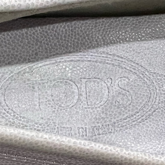 Tod’s Purple Square Toe Driving Loafers Size 7 Women’s - Picture 2 of 10